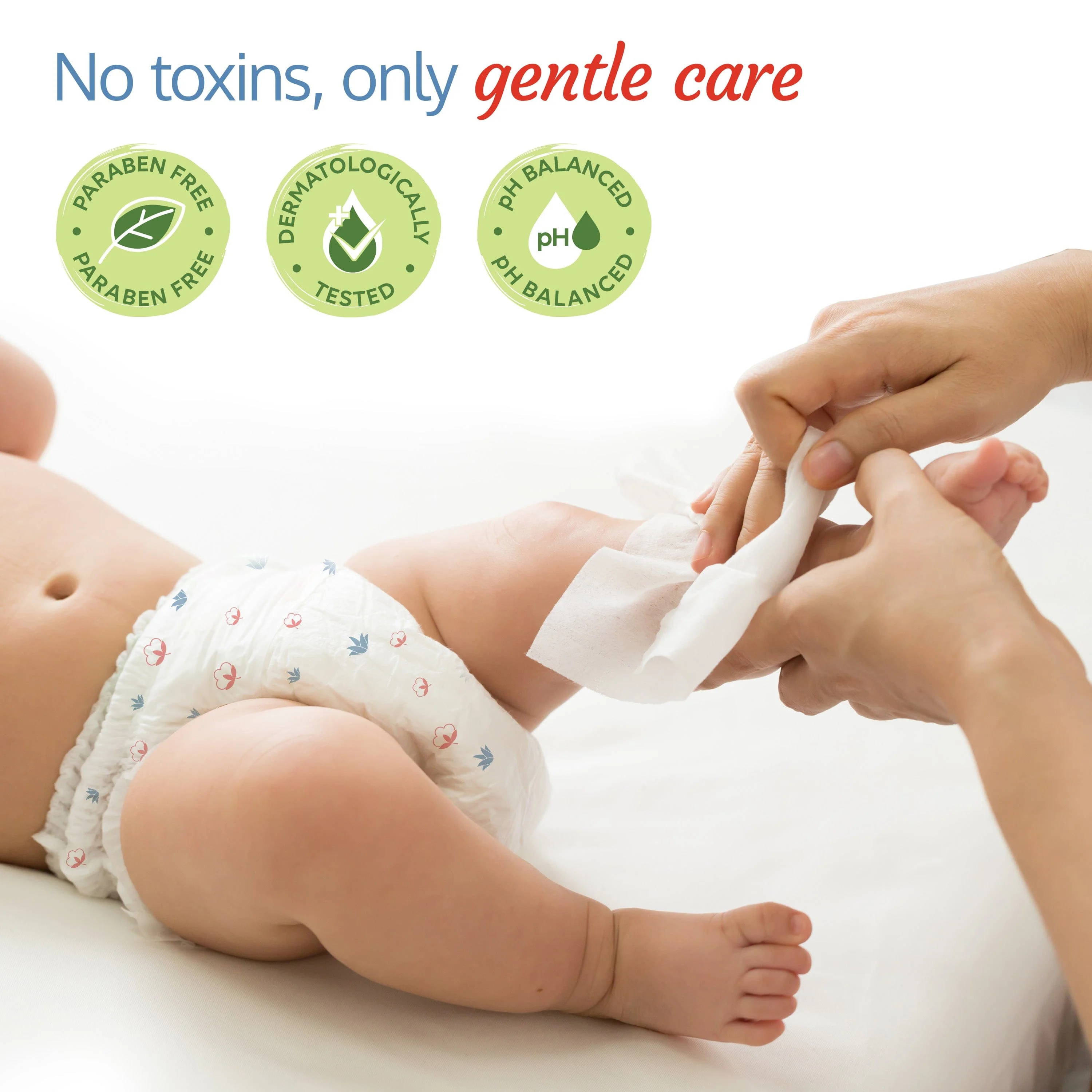 99% Pure Water Baby Wipes Extra Thick 72s - Image 3