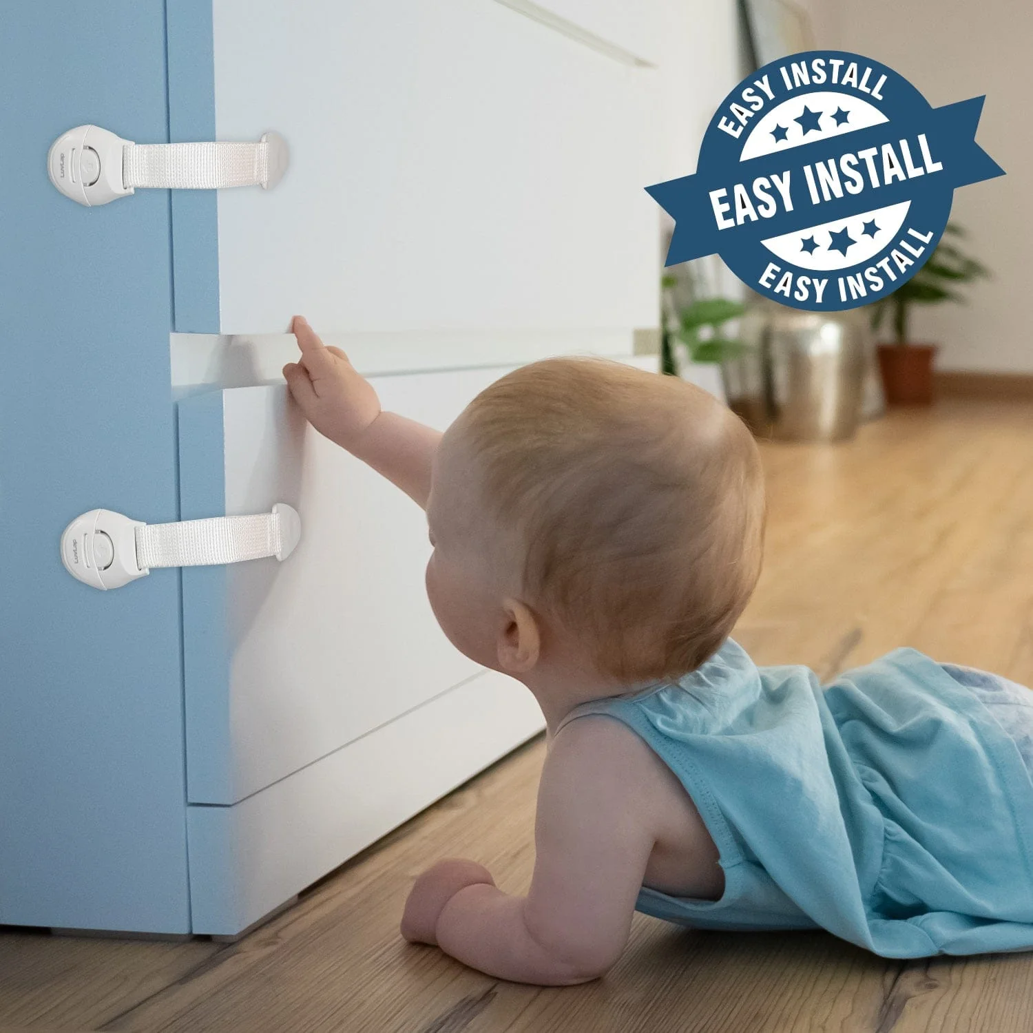 Baby Safety Furniture Locks, Pack Of 10 - Image 5