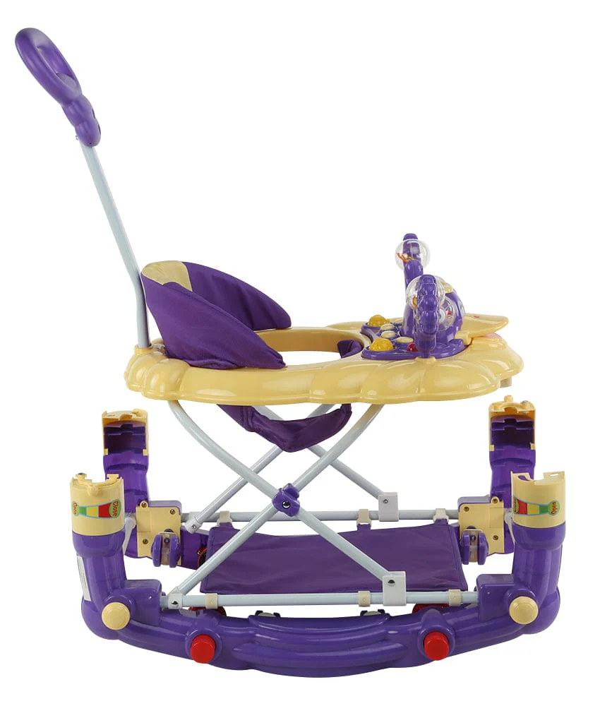 Comfy Baby Walker Cum Rocker, Purple - Image 5