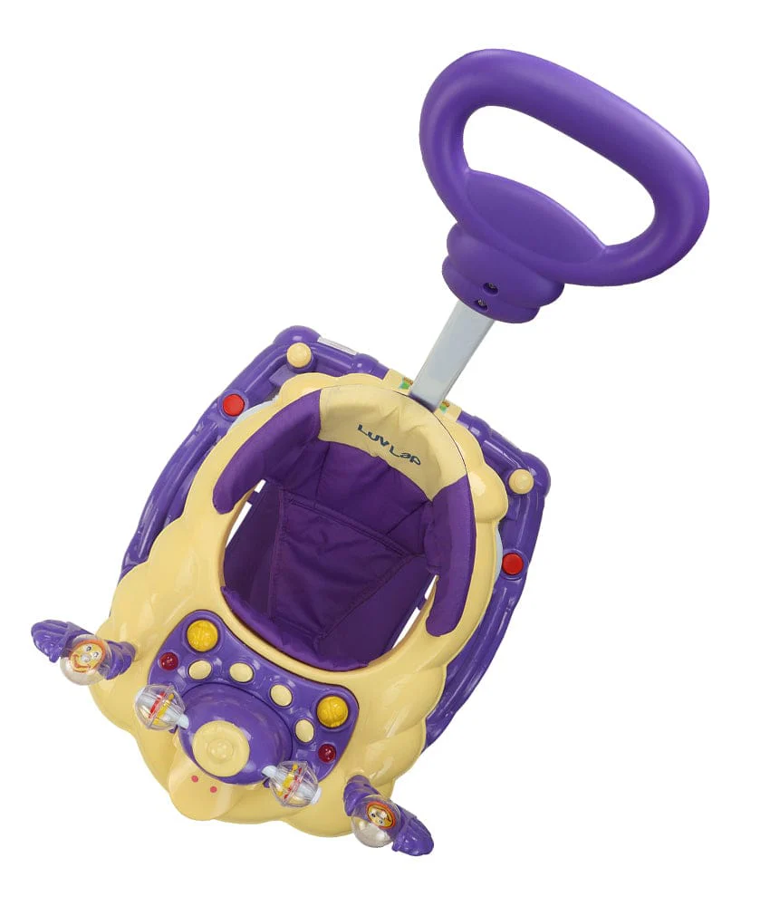 Comfy Baby Walker Cum Rocker, Purple - Image 6