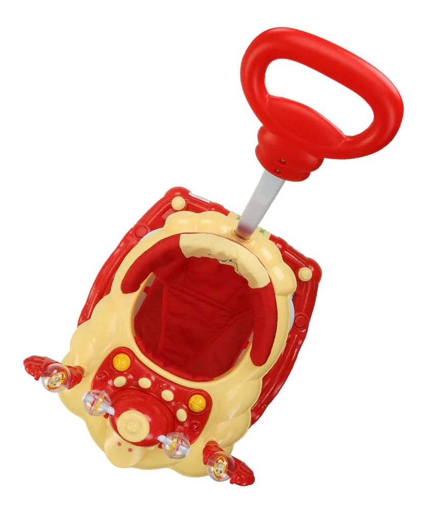 Comfy Baby Walker Cum Rocker, Red - Image 6