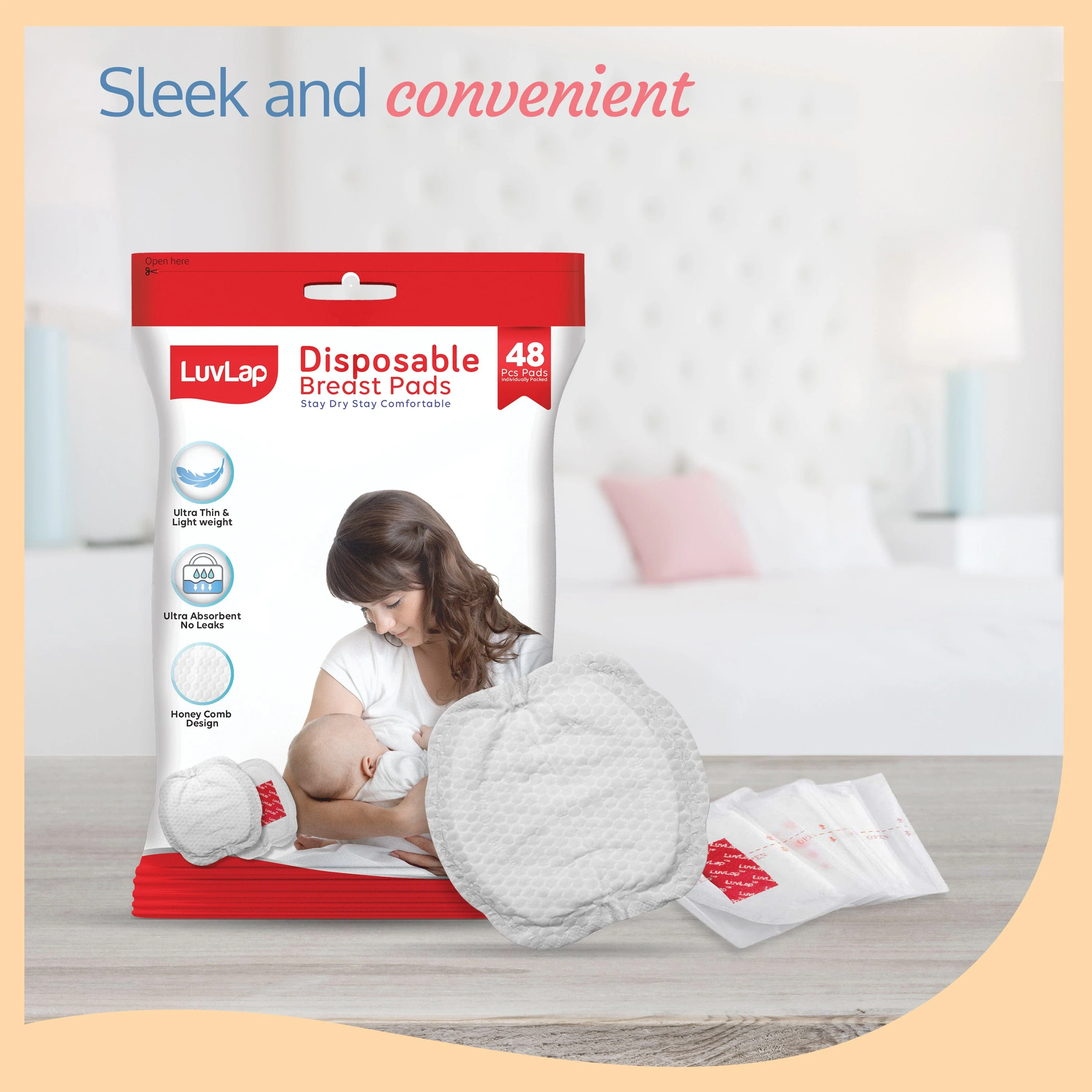 Disposable Breast Pads, 48 Pcs - Image 6