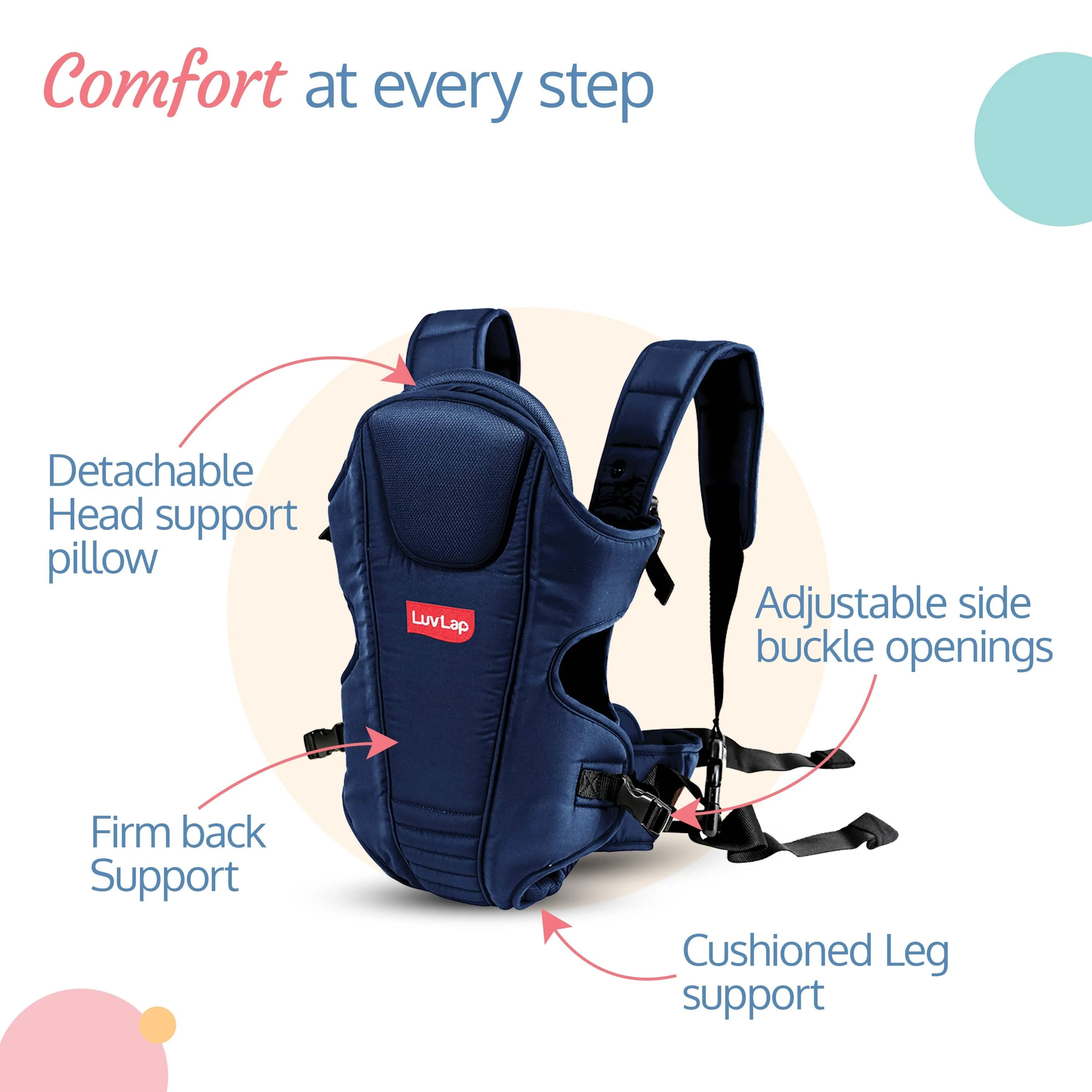 Galaxy Baby Carrier, Blue - Image 3