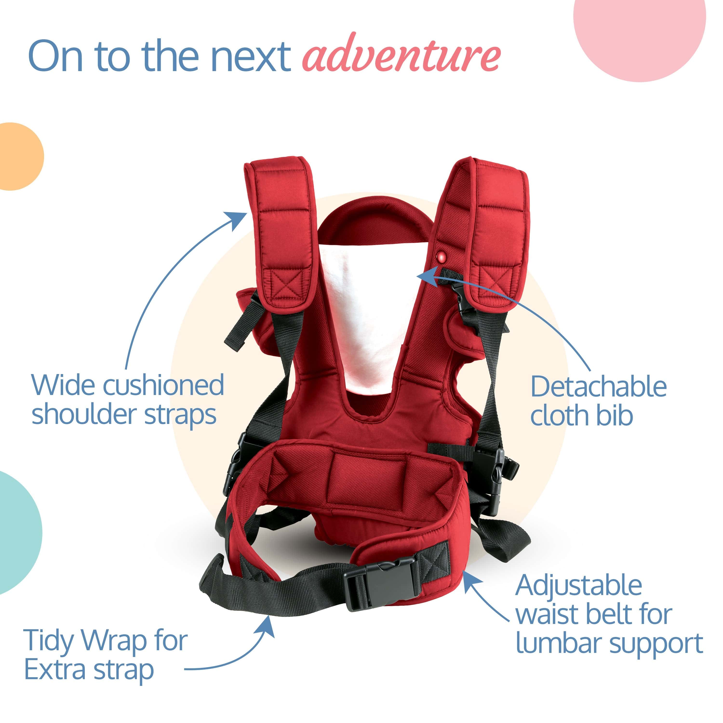 Galaxy Baby Carrier, Red - Image 4