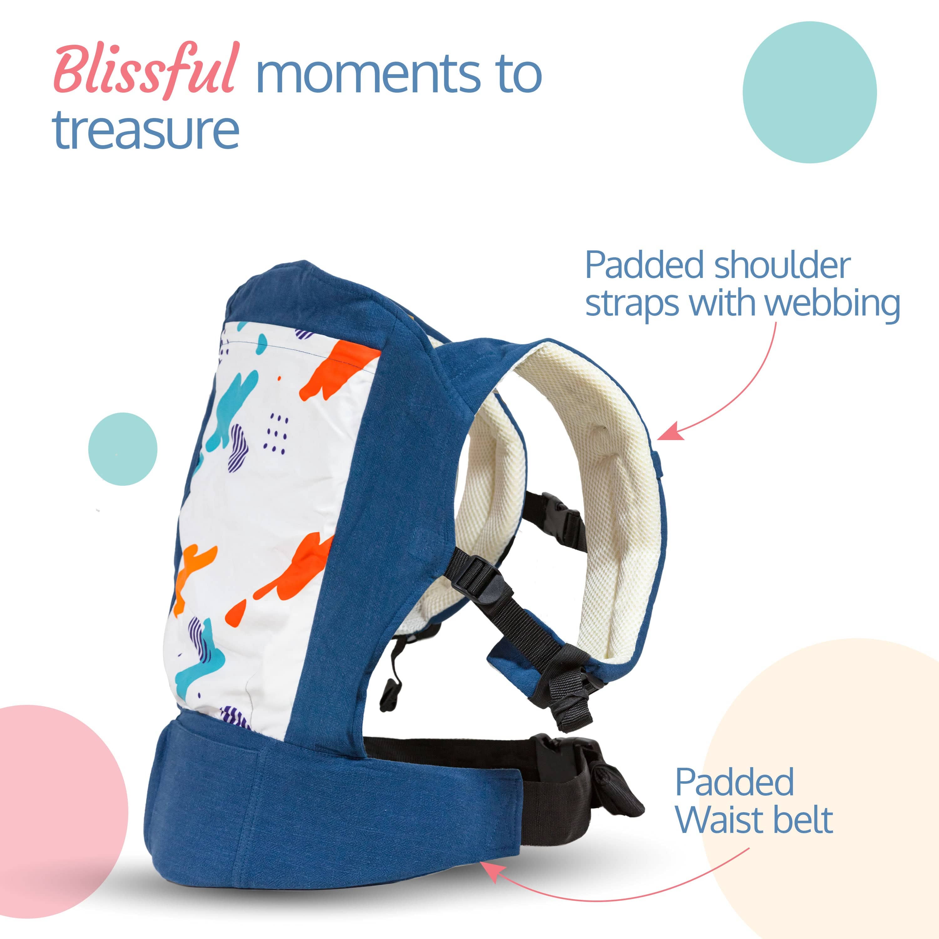 Adore Baby Carrier With 2 Carry Positions (Blue) - Image 3
