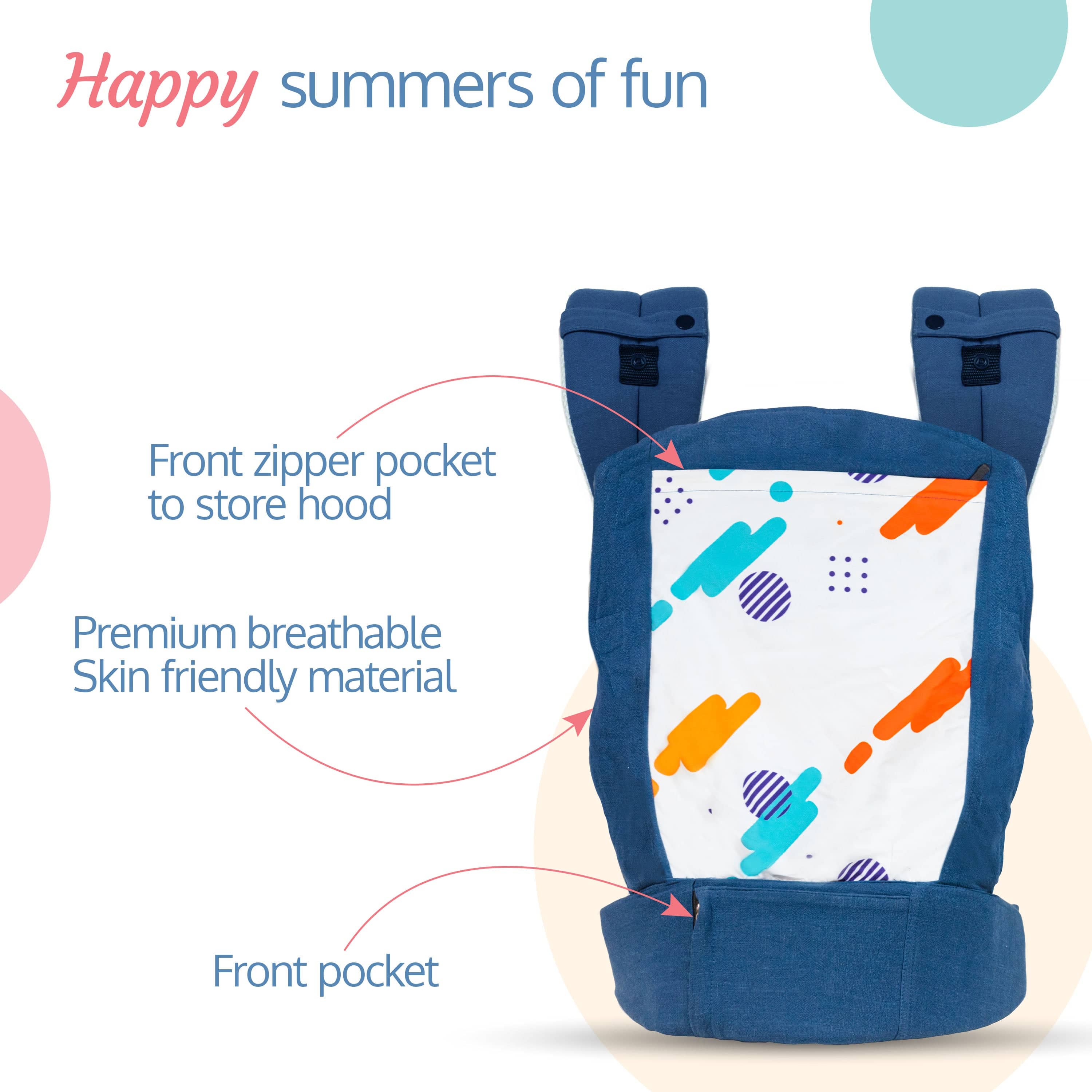 Adore Baby Carrier With 2 Carry Positions (Blue) - Image 4