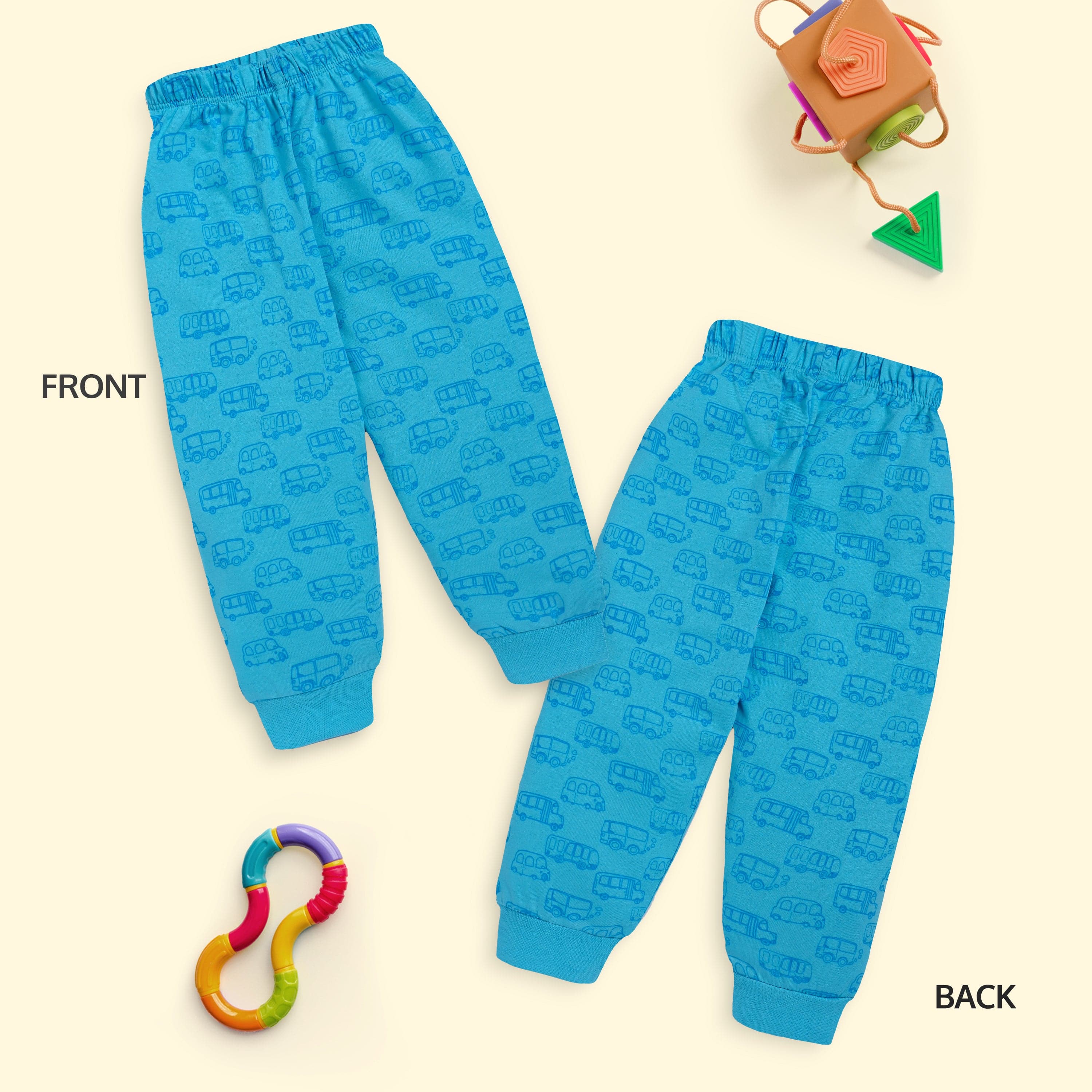 Baby Boys & Baby Girls Pack of 3 Pyjama 100% Cotton - Image 4