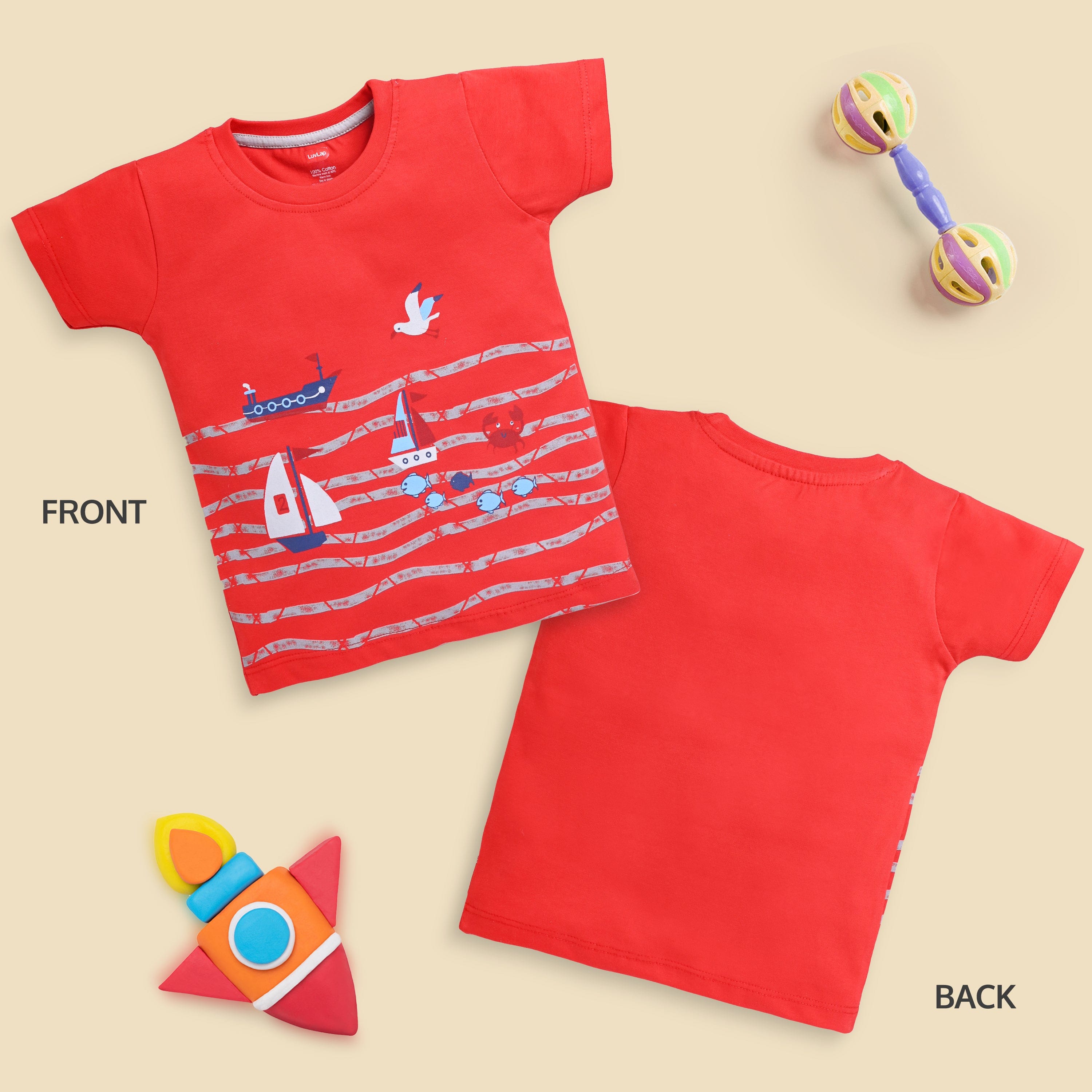 Boy's Cartoon Regular Fit HS T-Shirt-PO5 - Image 3