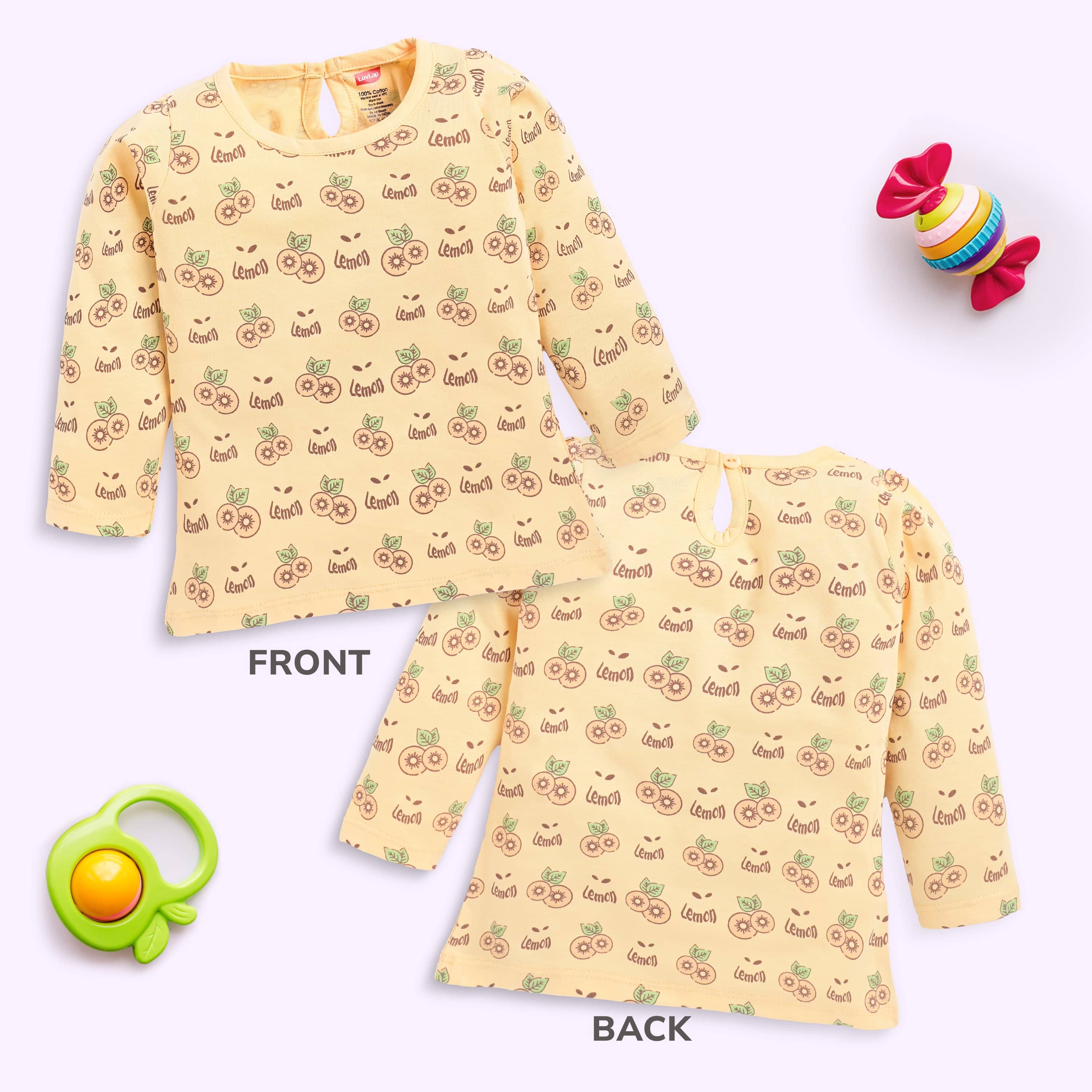 Cartoon Regular Fit F/S Girls Top - Image 3