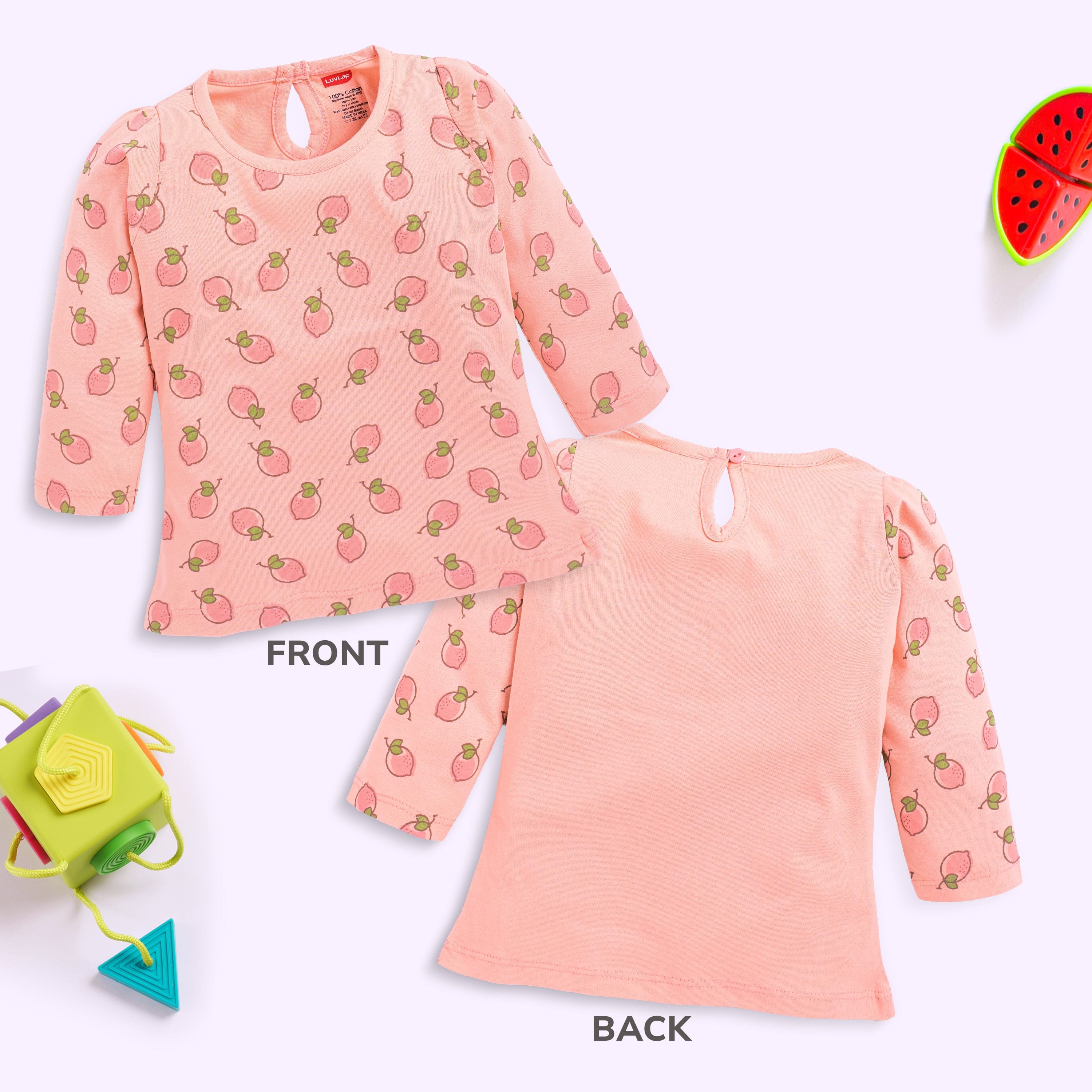 Cartoon Regular Fit F/S Girls Top - Image 4