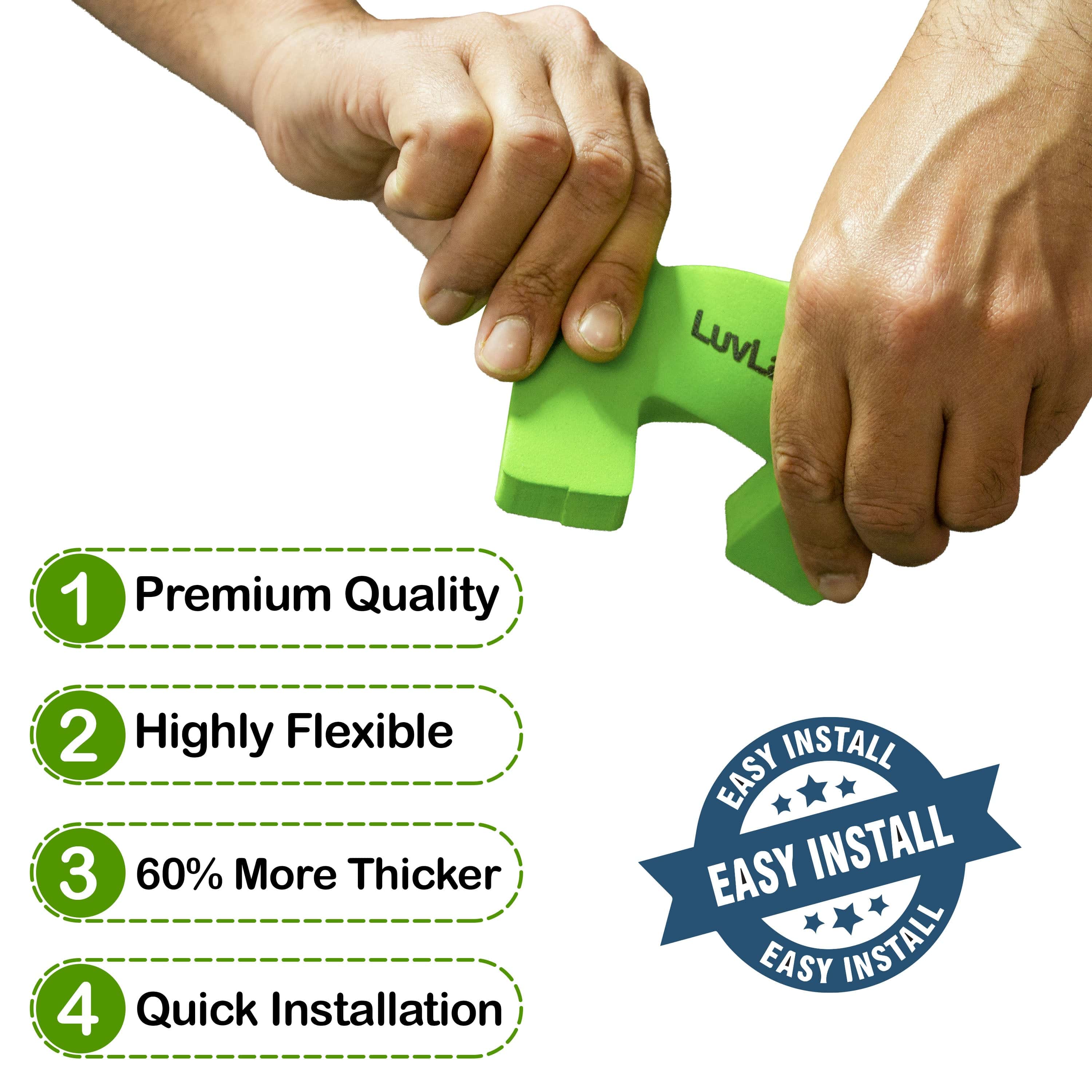 Baby Safety Door Stopper Finger Pinch Guard Pack of 4, Multicolor - Image 4