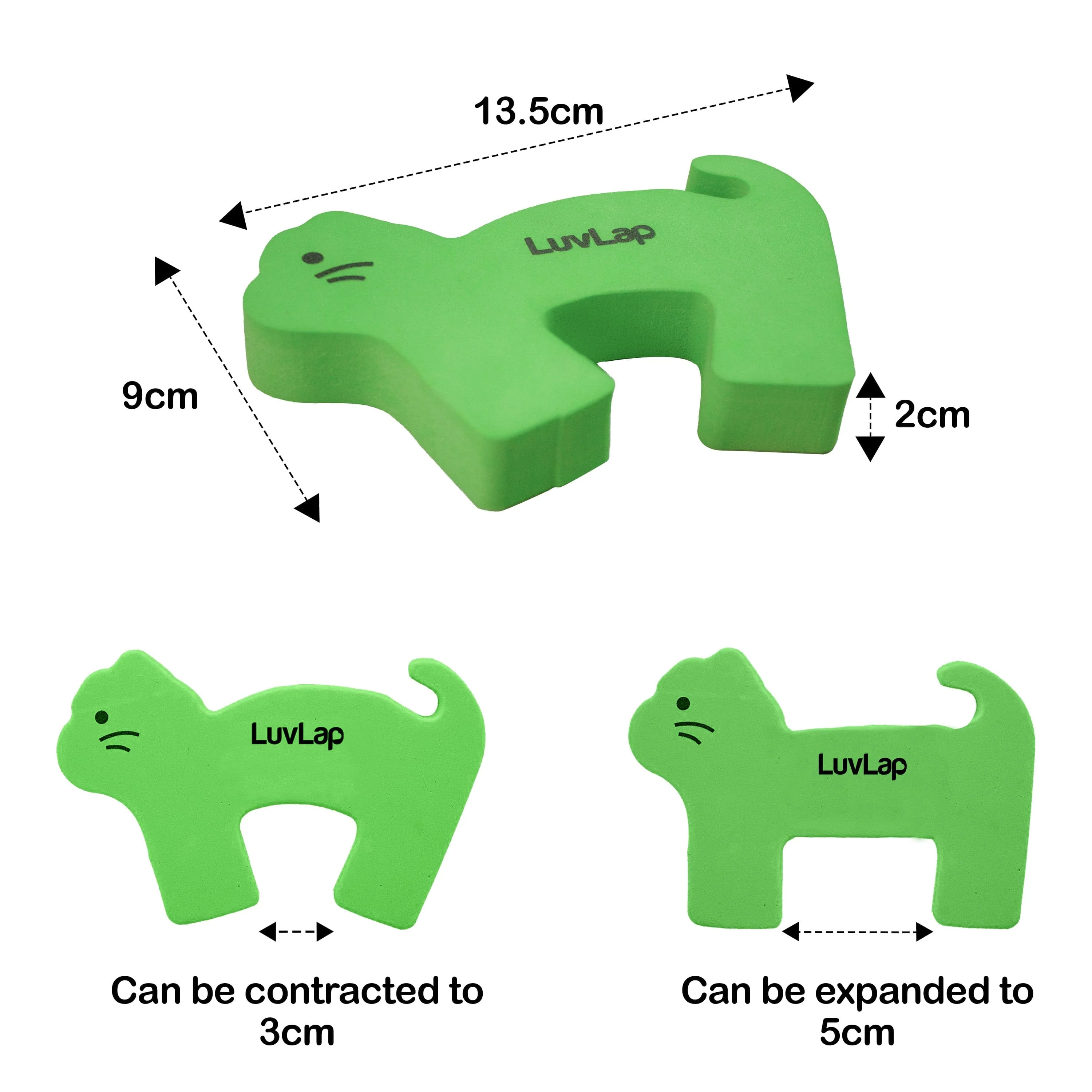 Baby Safety Door Stopper Finger Pinch Guard Pack of 4, Multicolor - Image 5