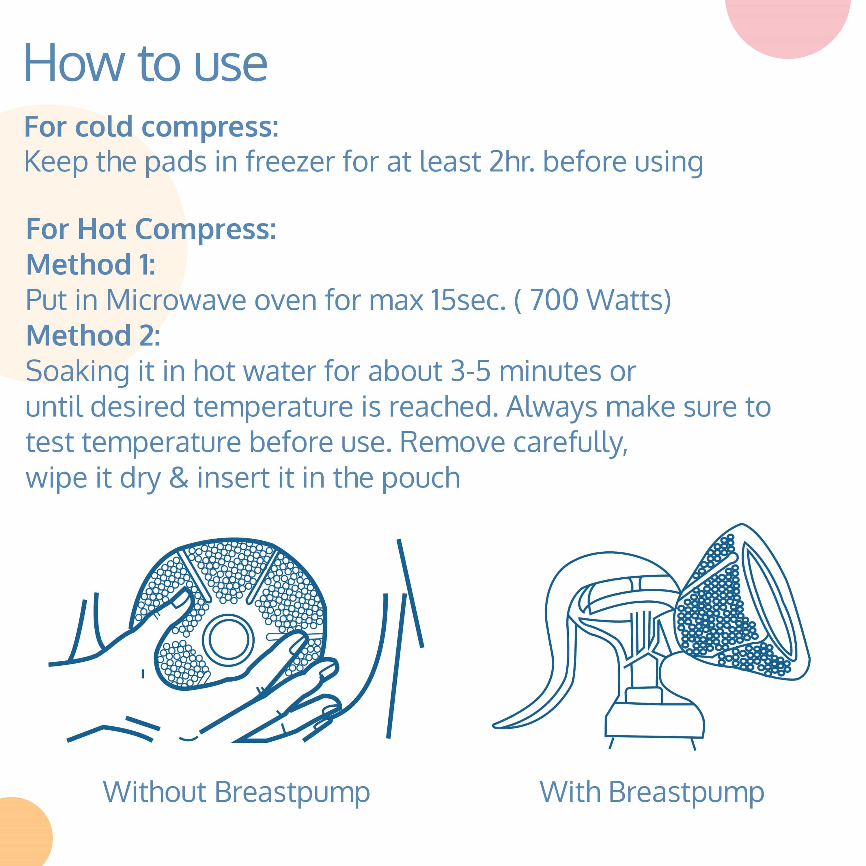 Breast Hot & cold Pad, 2 pc Breast Therapy Pack, Purple - Image 7