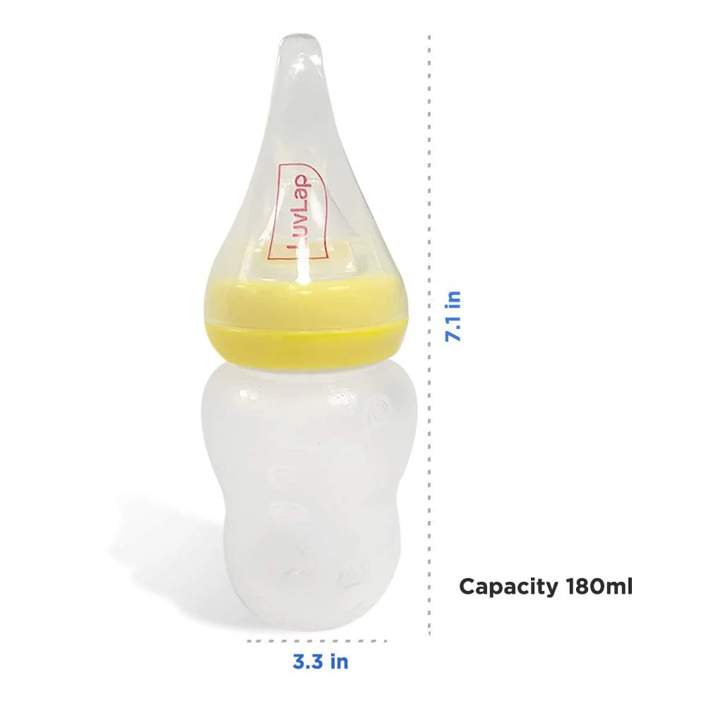 Feeding Squeezy Spoon, 180Ml, Bpa Free,Yellow - Image 5