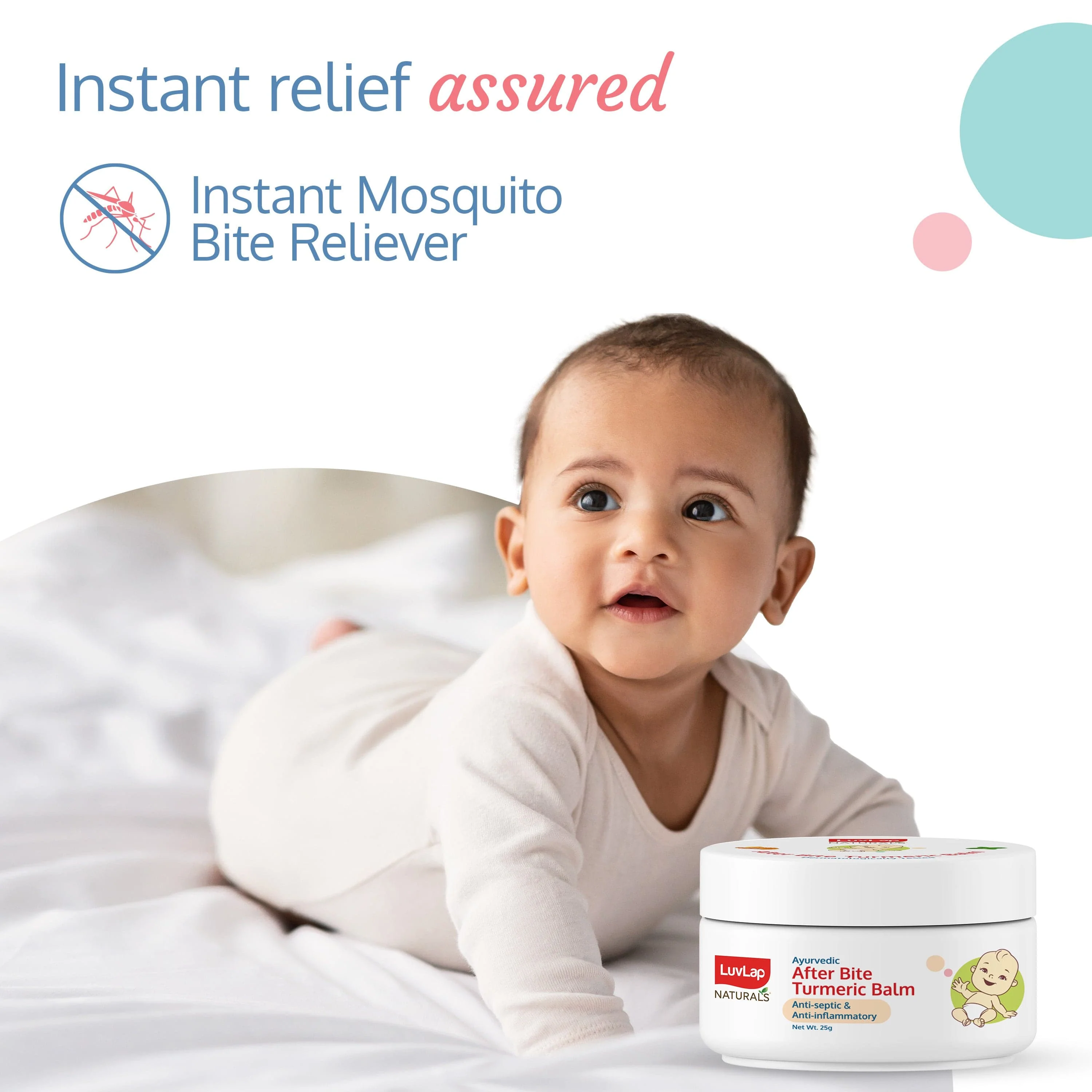 Naturals After Bite Turmeric Balm with Pudina, Gives relief from Rashes, Mosquito & insect Bites, 100% Ayurvedic, Anti septic & Anti-inflammatory, 25g - Image 3