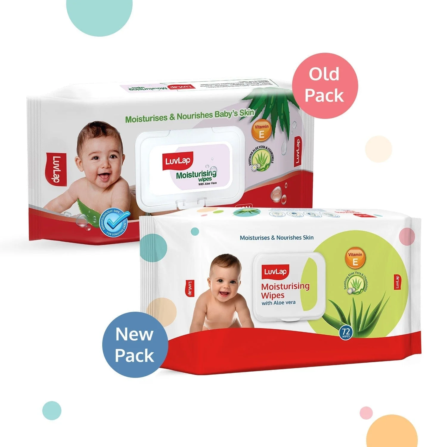 Baby Wipes with Aloe Vera, with Flip-top Lid - Pack of 6 - Image 7