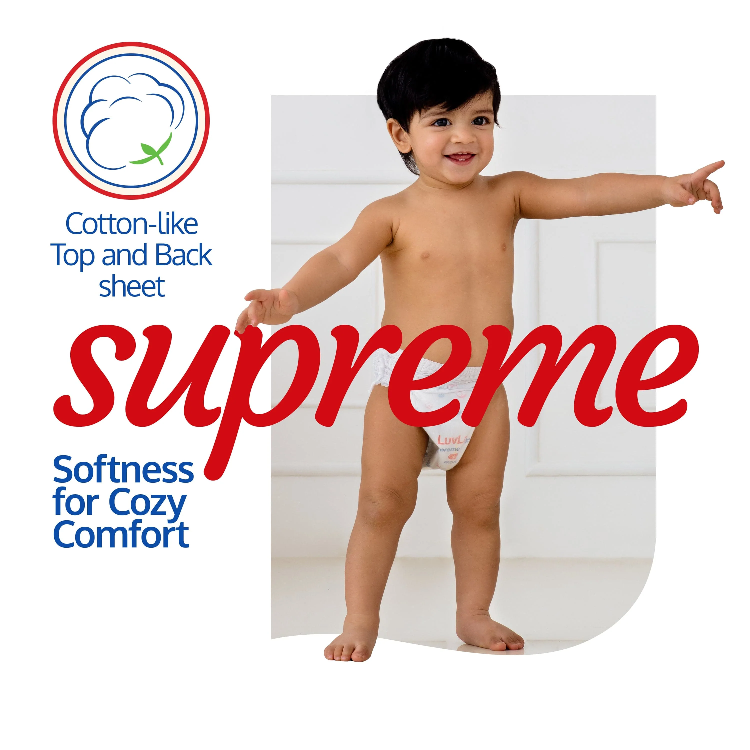 Supreme Diaper Pants Large (L) 9 to 14Kg, 32 Pcs - Image 4