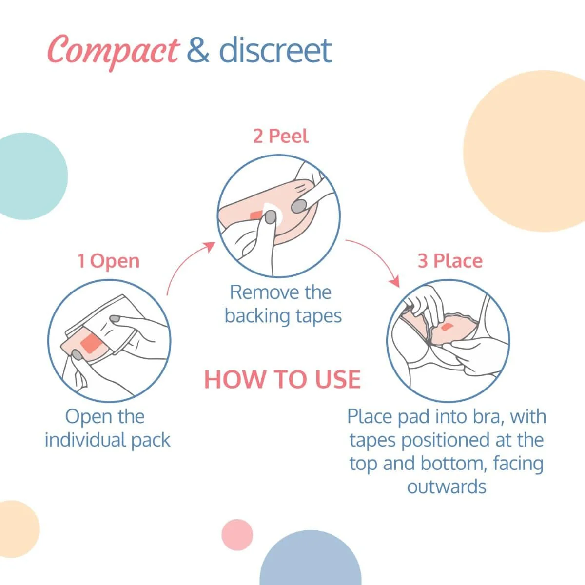 Ultra Thin Honeycomb Disposable Breast Pads, 36 pcs - Image 5